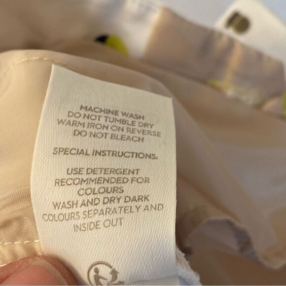 Boden White Chino coastal dress pants trouser slacks cropped mid rise 4R - Picture 8 of 13